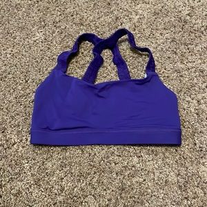 Lululemon purple sports bra like new 6